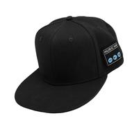 aqxreight Gorro de Música Inalámbrico Sonido Estéreo Binaural Altavoz Recargable Gorro para Hacer Ejercicio Negro Gris Extra el Diseño Integrado le Ofrece Este Disfrute Permite 1 (de Color Negro)