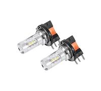 aqxreight H15 Bulbos LED 2 PCS Blancos Fartos de Automóvil de 80 W Compatibles con Luces de Señalización de Luces de Carrera Diurna Luces Antiniebla Alta Potencia Larga Vida Eficiente