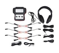 aqxreight Herramienta de Prueba de Ruido Anormal de Transmisión del Chasis del Motor del Coche Kit de Estetoscopio Electrónico de 6 Canales