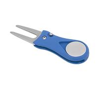 aqxreight Herramienta de Reparación de Divot de Pelota de Palo de de Metal Tenedor de Putting Green con Marcador de Bola Magnético Púrpura El Uso Conveniente Es Verde para Abrir, Tiene un Diseño