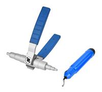 aqxreight Herramienta Expansora de Tuberías de cobre: expansor de Tubos Manual para Tuberías de 6~22 Mm con Accesorio de Desbarbado, Kit de Instalación de Refrigeración de CA para Reparación de