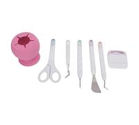 aqxreight Herramientas para Manualidades Herramientas Fáciles para Manualidades con Caja de Almacenamiento de Silicona para Cortar, Grabar, álbumes de Recortes Materiales Verdes Vane/Wing Sta para