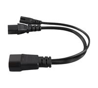 aqxreight IEC320 C14 Macho a C13 C7 Cable de Alimentación Femenino 32 Cm Cable Divisor de PVC y para Proyectores Escáneres y Más