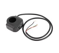 aqxreight Interruptor de Luz para Manillar de Motocicleta, Pulsador Impermeable con Indicador LED, 22mm, 7/8 Pulgadas