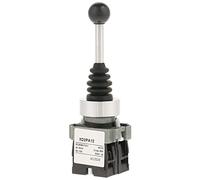 aqxreight Interruptor de Palanca de Mando de 2 Posiciones 2NO Control Eléctrico de Bloqueo Automático para Equipos Industriales de Repuesto XD2PA12 y Circuitos de Relés Interruptor de Dos Vías
