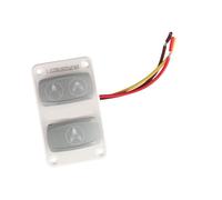 aqxreight Interruptor de Panel de Control de Inodoro Marino DC12 24V de 3 Vías Interruptor de Panel de Control de Inodoro Marino DC12 24V, Basculante de 3 Vías para Yates y Vehículos Recreativos,