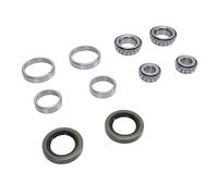aqxreight Juego de 2 Cojinetes de Cubo de Rueda de Remolque de Alto Rendimiento con Protector, LM67048 LM67010 LM67050 para Ejes de 1 1/4 pulg.