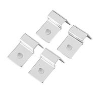 aqxreight Juego de Clips para Cubierta de Vidrio de Acuario de Acero Inoxidable, Soporte Seguro para Peces para Soporte de Cubierta Estable, Clips Antioxidantes en Varios Tamaños, Accesorios para de