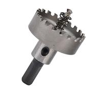 aqxreight Juego de Cortadores de Agujeros de Sierra de de Carburo para Acero Inoxidable Aluminio Triangular Antideslizante 15 Mm 6 Dientes Exteriores a la Hoja de Afilado de Bordes Compuestos 3