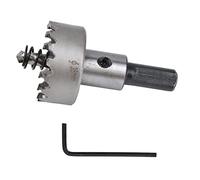 aqxreight Juego de Cortadores de Agujeros de Sierra de de Carburo para Acero Inoxidable Aluminio Triangular Antideslizante 15 Mm 6 Dientes Exteriores a la Hoja de Afilado de Bordes Compuestos 3