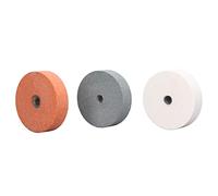 aqxreight Juego de Herramientas de Pulido y Pulidor de Amoladora de Muela de 3 Piezas para Metal, Cerámica, Madera, la el Juego con Pulido Es una Muela Abrasiva Estable para un Alto