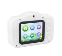 aqxreight Juguete de Cámara para Niños 40MP Lente Dual 1080P HD Video Reproductor de MP3 Material ABS a Prueba de Golpes Cámara Digital Portátil para Mayores de 6 Años Cumpleaños Rosa (White)