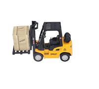 aqxreight Juguete de Carretilla Elevadora Juguete de Construcción de Carretilla Elevadora Modelo de Vehículo de Ingeniería para Niños de 3 Años en Adelante Atención de los Niños ATRÁS Atraer con