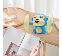 aqxreight Juguete de Mono Rodante Inspirador Educación Temprana Bordes de Mono que Caen para Niños Pequeños Azul para Niños Motor Rolli Juguete de Rodante de que Cae de Salto Mortal (BLUE)