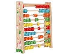 aqxreight Juguete Educativo de Ábaco de Madera para Chico, Herramienta de Aprendizaje de Matemáticas con Cuentas Coloridas para Niños de 3 a 5 Años, para el Desarrollo de la Primera Infancia