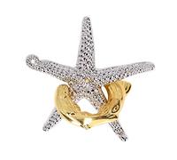 aqxreight Juguete Rompecabezas para Desbloquear Inteligencia para Adultos, Juego de Rompecabezas de Metal con Forma de Estrella de Mar para Mejorar el Ecualizador Lógico y Las Habilidades de