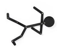 aqxreight Juguete Stickman de Madera con Extremidades Móviles, 24 Cartas, Juego Educativo de Rompecabezas de Stick Man de Madera Que Permite Mejorar Infinitamente Ese Juguete Stickman Adoptado, Tu