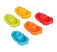 aqxreight Juguetes de Barco Apilables para Bebés Juego de Barcos de Baño Coloridos de 5 Piezas Juguete Educativo de Inclinación Flotante para Niños Pequeños Desarrollo de Habilidades Motoras Bañera