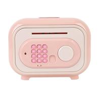 aqxreight Kids Bank Caja de Ahorro de Contraseña Irrompible Caja Fuerte Electrónica con Ruedas Automática para Niños Niñas con Pegatina Verde que Permite Retirar St Kids BankElectronic BankPassword