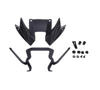 aqxreight Kit de ala Aerodinámica del ala de Alerón Delantera Delantera de Motocicleta para CB500 2024-2025 con Material Aerodinámico de Material de Material ABS Actualización de (Negro Mate)