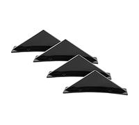 aqxreight Kit de Alerón Difusor de Parachoques Trasero Negro Brillante con Tornillos de Montaje, Ajuste Universal para Mejorar la Aerodinámica y la Resistencia a los Arañazos
