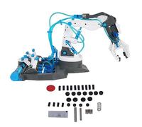 aqxreight Kit de Brazo de Robot Hidráulico de Montaje DIY, Brazo Mecánico Hidráulico de Juguete, Experimento Científico, Azul de Operaciones Hidráulicas, de Robot, Kit de de, de Bricolaje (101 Azul)