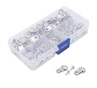 aqxreight Kit de Colgador de Cuadros de 80 Piezas, Gancho único de Hierro, Sujetadores de Tornillo para Colgar Cuadros, Vida útil y Eno, Kit de Colgador de , de Alambre para Colgar , Juego de