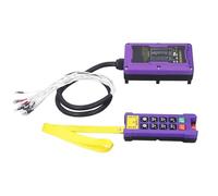 aqxreight Kit de Control Remoto Industrial Inalámbrico 300 M IP67 para Grúas Polipastos Máquinas CNC Respuesta Altamente Sensible 0.01 S Indicador LED Controlador de Equipo de Trabajo