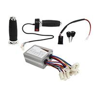 aqxreight Kit de Conversión de Bicicleta Eléctrica 36V 500W Controlador Cepillado de Bicicleta Eléctrica Empuñadura del Acelerador Universal Interruptor de Encendido Circuitos Térmicos la Buena