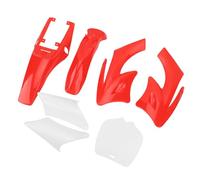 aqxreight Kit de Cubierta de Carrocería de Carenado de Plástico, 7 Uds., para Bicicleta Apollo de 2 Tiempos, Repuesto de Guardabarros a Prueba de Golpes (rojo)