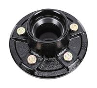 aqxreight Kit de Cubo de Remolque, Círculo de Pernos de 5 Orificios de 4,5 Pulgadas para Remolque de 3500 Libras con Rodamiento L44649 y Rodamiento L68149, Se Adapta a Husillo Cónico de 1