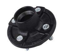 aqxreight Kit de Eje de Remolque de 2000 Libras Seguridad Mejorada Rodamiento de Carga Alta Eje Tensor de Tornillo de 4 en 4 Pulgadas Redondo Bt8 para Remolque de Barco de Carga El Es Consistente,