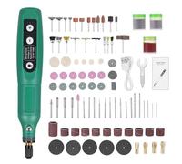 aqxreight Kit de Herramientas Inalámbricas de 173 Piezas - Amoladora Multiusos de Iones de Litio de 3,7 V con 5 Ajustes de Velocidad y Luz LED para Tallar Madera, Grabar, Pulir y Hacer Manualidades -