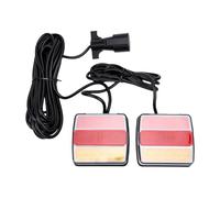 aqxreight Kit de Luces LED Magnéticas para Remolque de Remolque, Cable de 24 Pies, Enchufe de 7 Pines