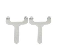 aqxreight Kit de Tuercas de Bandera con Pasador de Barra Trasera, Repuesto de Acero de Alta Resistencia para Cherokee XJ 2WD 1984 2001, con Fácil Instalación para Soportes de Choque