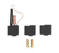 aqxreight Kit Hotend para Impresora 3D Apto para S1 S1 Combo Termistor Extrusor de 0,4 Mm 200K 320 ℃ 60W con 2 Boquillas de Latón de Repuesto y 2 Cubiertas de Silicona