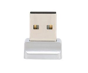 aqxreight Lector de Huellas Dactilares USB para Computadora Inicio de Sesión de 05 Segundos con Reconocimiento de 360° Clave Segura de Huellas Dactilares para PC y Computadora Portátil Escáner de