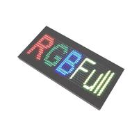 aqxreight Letrero LED Programable Pantalla de Desplazamiento a Todo Color con Diseño Resistente a la Intemperie IP64 para Uso en Interiores y Exteriores Letrero Publicitario Personalizable para
