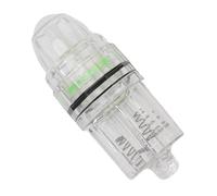 aqxreight Luz de Pesca de Caída Profunda, Luz LED Subacuática de Plástico Transparente para Curricán de Agua Dulce de Mar, 300M con 2 Pilas AA (Green)