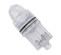 aqxreight Luz de Pesca de Caída Profunda, Luz LED Subacuática de Plástico Transparente para Curricán de Agua Dulce de Mar, 300M con 2 Pilas AA (Blue)
