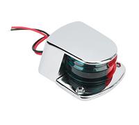 aqxreight Luz LED de Navegación para Barcos, Luz de Proa IP67 con Lente Roja y Verde, Visibilidad de 1 Milla para Yates, Veleros y Lanchas de hasta 39 Pies