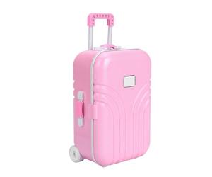 aqxreight Maleta para bebé de Juguete, Maleta con Ruedas de Plástico, Minicaja de Equipaje, Piezas Ecológicas, Seguras, Redondeadas, sin Uso, Acabados de Material Plástico Resistente para un bebé