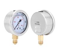 aqxreight Manómetro Lleno de Aceite - Manómetro 1/4BSP para Maquinaria, Dial Radial de 0-6000 Psi, Herramienta de Grado Industrial para Aplicaciones de Petróleo, Minería y Energía