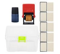 aqxreight Máquina de Codificación de Fecha Manual D-4 para Bolsas de Comida con Fecha y Tinta de Secado Rápido