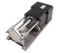 aqxreight Máquina Eléctrica para Cortar Patatas Fritas, Cortador de Patatas de Acero de 12,5 Mm, 9 Mm y 6 Mm para Patatas Fritas con Hoja de 1/2 Pulgada, 3/8 Pulgada y 1/4 Pulgada, Botón