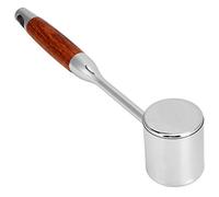 aqxreight Martillo para Ablandar Carne de Acero Inoxidable 304, Herramienta para Ablandar Carne de Doble Cara con de Madera, También Puede Ser para Nueces y Suavizar y Aplanar Todo para