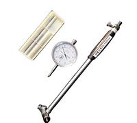 aqxreight Medidor de Diámetro de Dial 50 160 Mm 0,01 Mm Herramienta de Medición para Cilindro Motor Indicador de Diámetro del Orificio con Yunque Intercambiable y Puente Autocentrante
