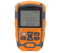 aqxreight Medidor de Potencia óptica Portátil Tester de Cable de Fibra óptica Multifuncional con Luz LED de 50mW Medición y? 70? 10dbm No Espera Al Rendimiento Buena Potencia de Cálculo Preciso