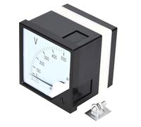 aqxreight Medidor de Voltaje de Panel Analógico 1.5 Precisión AC 0-500V para Sistemas de Control Industrial y Monitoreo de Energía Voltímetro Analógico para Pruebas Eléctricas