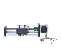 aqxreight Mesa Deslizante CNC con Riel Lineal de Tornillo de Eje único de de 200 Mm con Motor 42 para Lograr un Riel de Tornillo Sm Lineal, Deslizante de de Bola, Etapa de Deslizamiento CNC, de